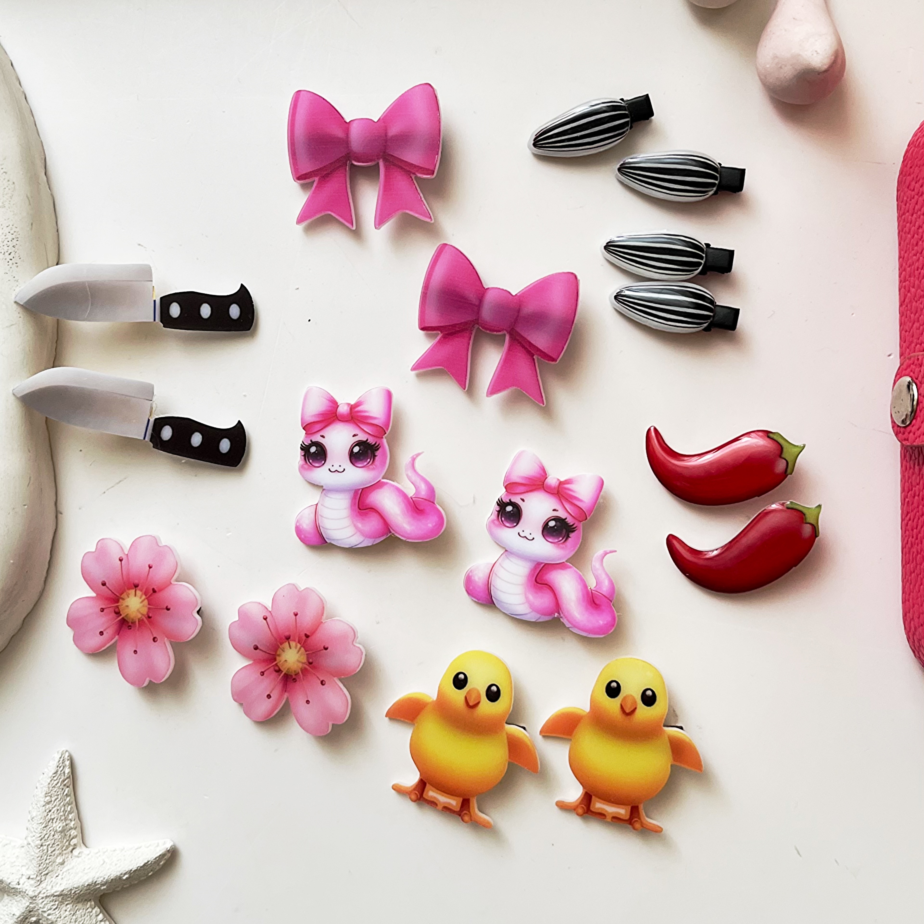 گیره استیکری🎀🐥🌸